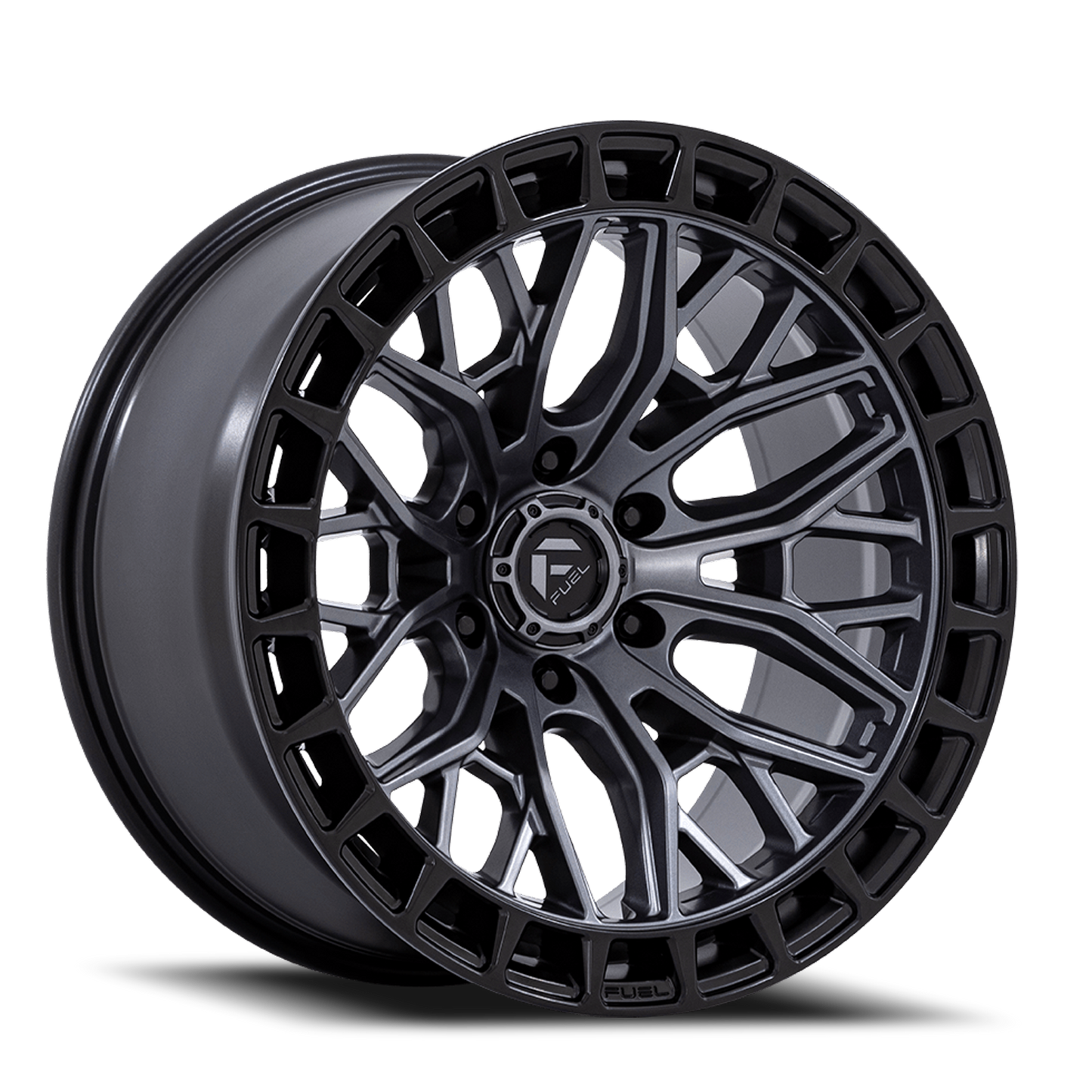 Fuel Off-Road Sigma FC869 AB 17x9 +1 6x135mm 87.1mm Matte Gunmetal Matte Black Lip