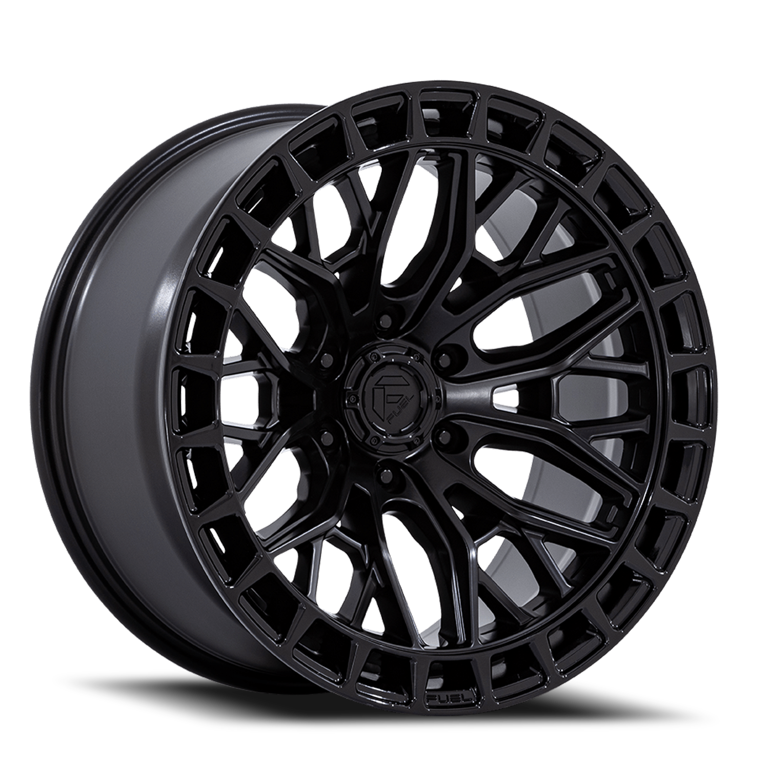 Fuel Off-Road Sigma FC869 MB 17x9 +1 6x135mm 87.1mm Blackout Gloss Black Lip