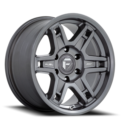 Fuel Off-Road Slayer D838 20x9 +1 6x139.7mm 106.1mm Matte Gunmetal