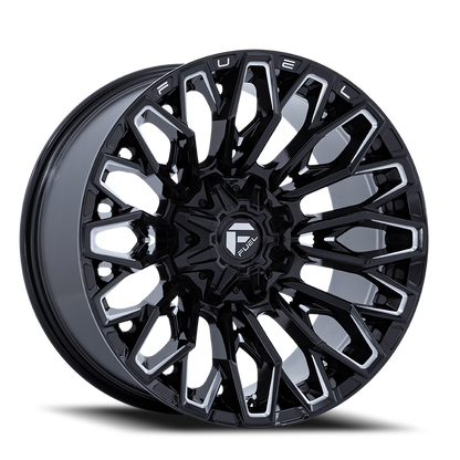 Fuel Off-Road Strike FC865 BE 20x9 +1 8x180mm 124.2mm Gloss Black Milled