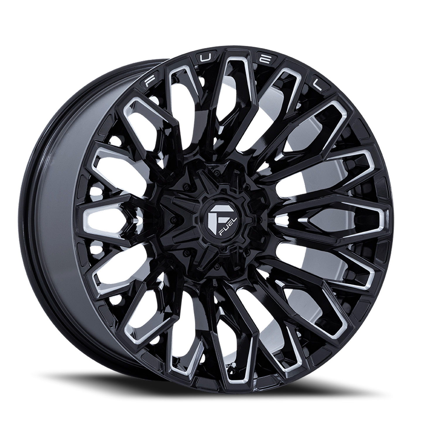 Fuel Off-Road Strike FC865 BE 20x9 +1 8x165.1mm 125.1mm Gloss Black Milled