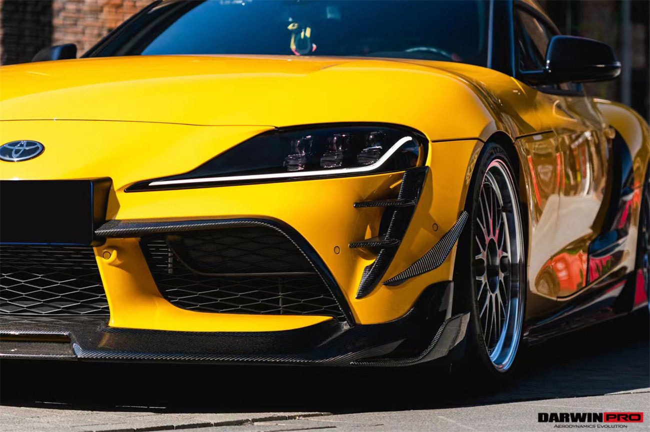 2019-UP Toyota GR Supra (J29/DB) A90 A91 BKSS Style Carbon Fiber Front Lip - DarwinPRO Aerodynamics