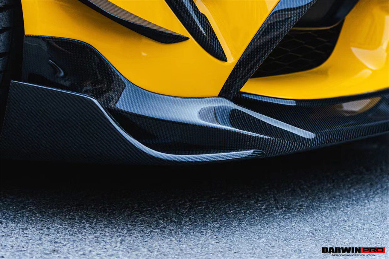 2019-UP Toyota GR Supra (J29/DB) A90 A91 BKSS Style Carbon Fiber Front Lip - DarwinPRO Aerodynamics