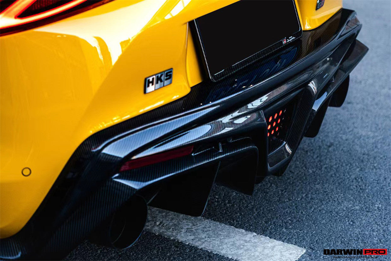 2019-UP Toyota GR Supra (J29/DB) A90 A91 BKSS Style Carbon Fiber Rear Diffuser Lip - DarwinPRO Aerodynamics