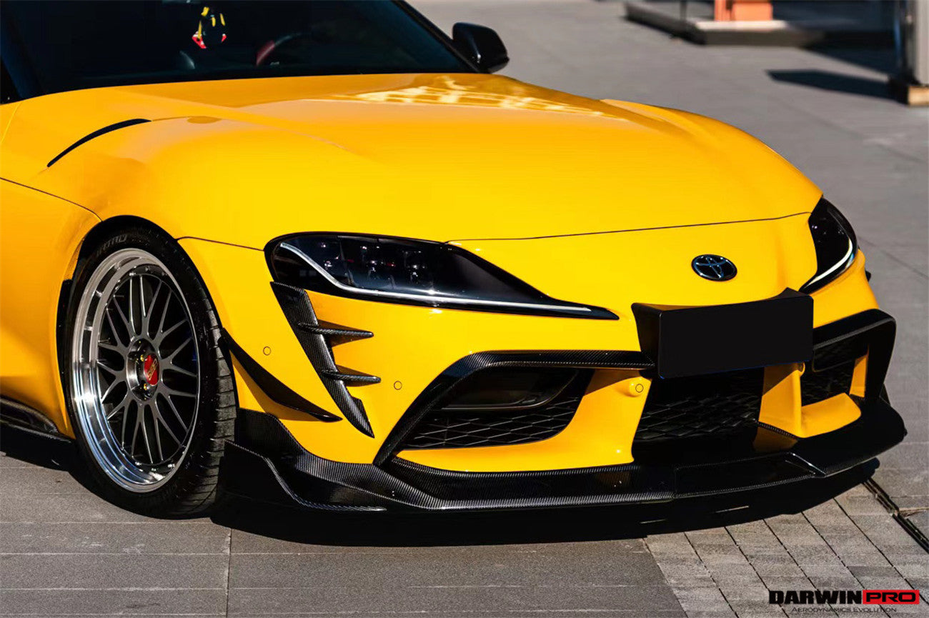 2019-UP Toyota GR Supra (J29/DB) A90 A91 BKSS Style Carbon Fiber Front Bumper Vents - DarwinPRO Aerodynamics