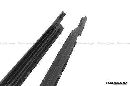 2019-2023 Porsche Taycan/4/4S/GTS/TURBO CADO Style Carbon Fiber Side Skirts - Carbonado Aero