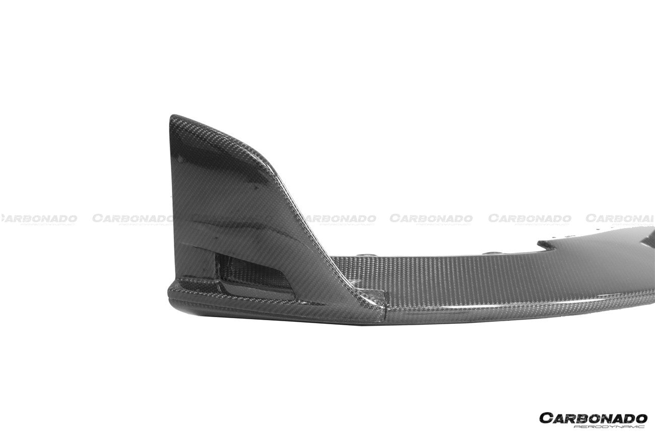 2019-2023 Porsche Taycan/4/4S/GTS/TURBO CADO Style Front Lip - Carbonado