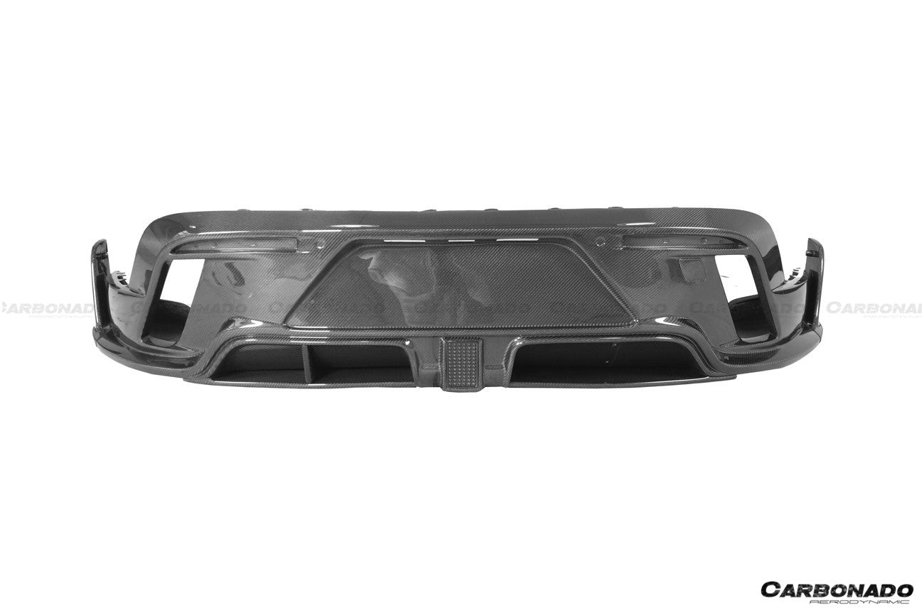 2019-2023 Porsche Taycan/4/4S/GTS/TURBO CADO Style Rear Diffuser - Carbonado
