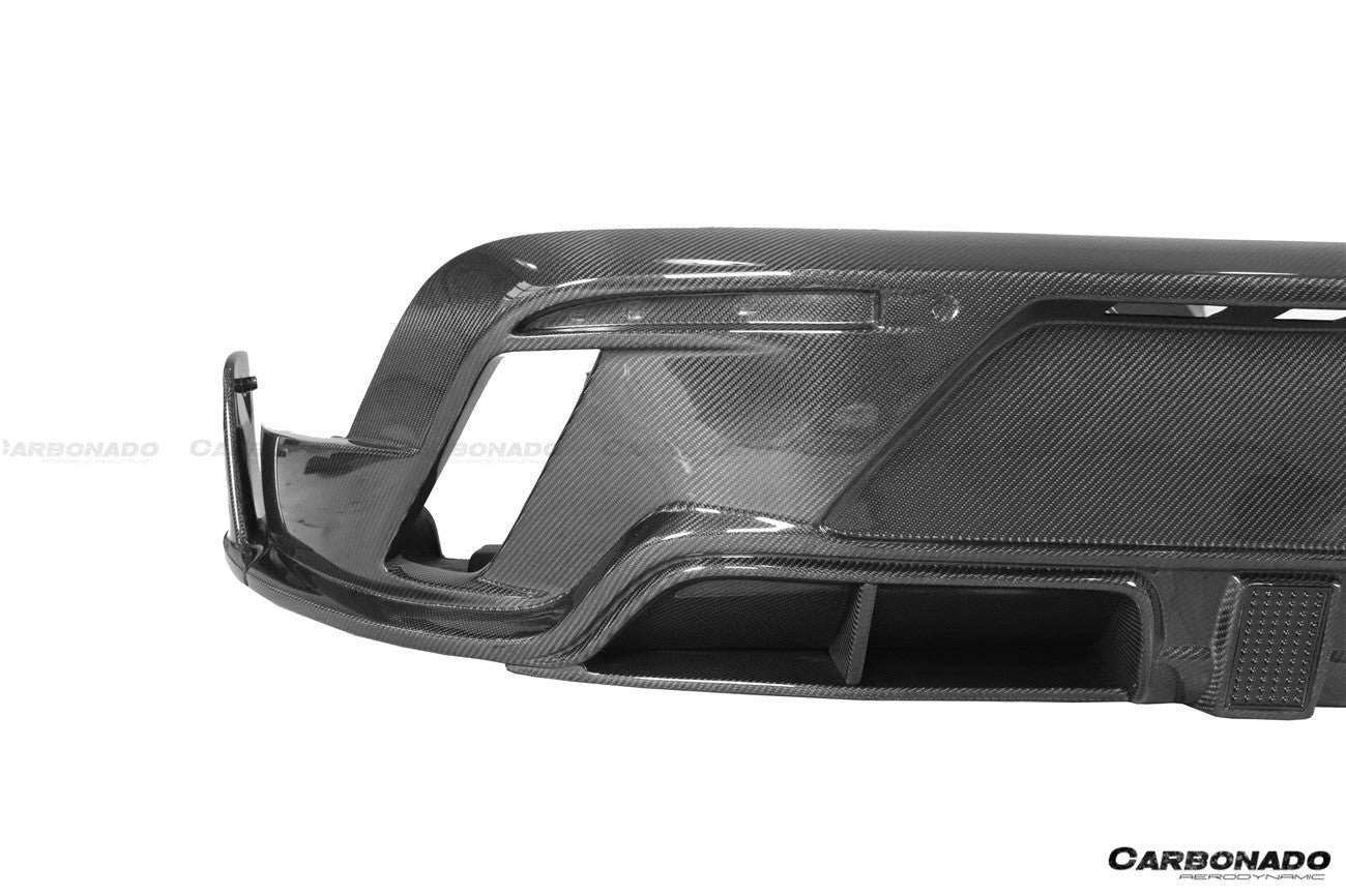 2019-2023 Porsche Taycan/4/4S/GTS/TURBO CADO Style Rear Diffuser - Carbonado