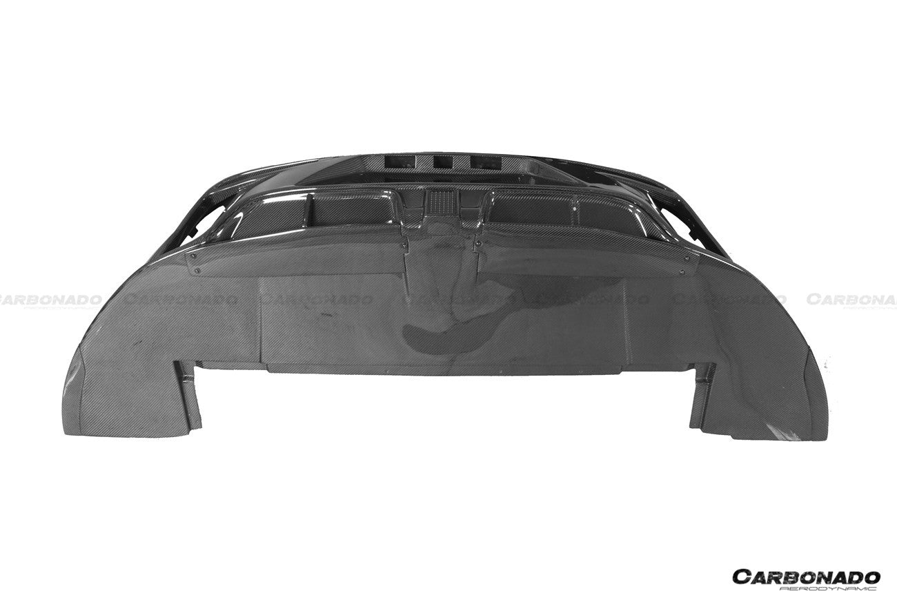 2019-2023 Porsche Taycan/4/4S/GTS/TURBO CADO Style Rear Diffuser - Carbonado
