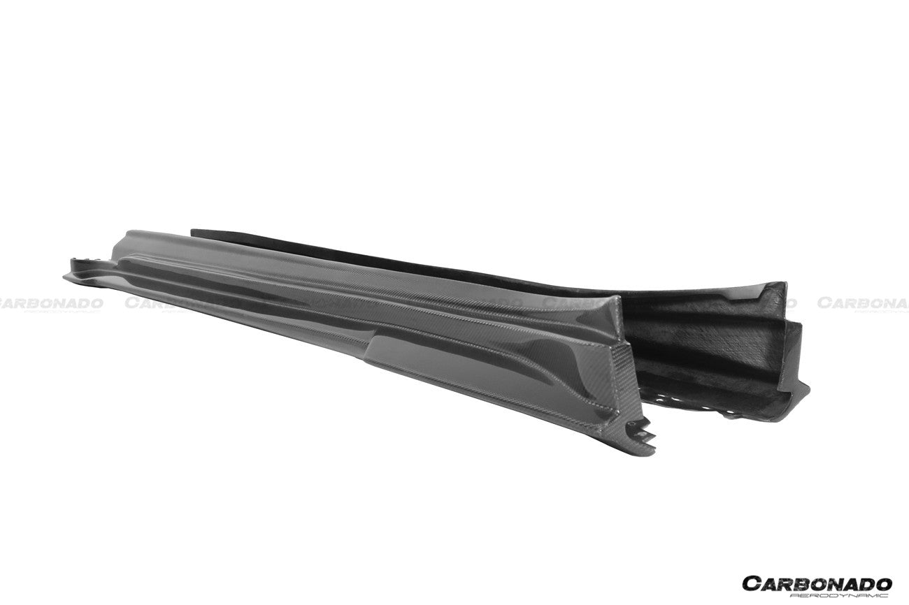 2019-2023 Porsche Taycan/4/4S/GTS/TURBO CADO Style Side Skirts - Carbonado
