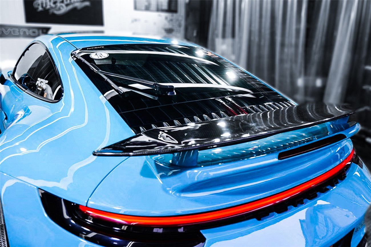 2019-2023 Porsche 911 992 Carrera/S/4/4S Turbo Style Trunk Spoiler - Carbonado