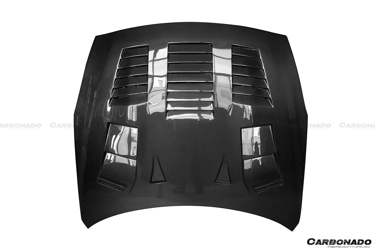 2009-2016 Nissan GTR R35 CBA/DBA TP-2 Style Carbon Fiber Hood - Carbonado