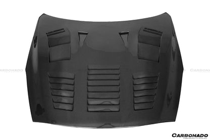 2009-2016 Nissan GTR R35 CBA/DBA TP-2 Style Carbon Fiber Hood - Carbonado