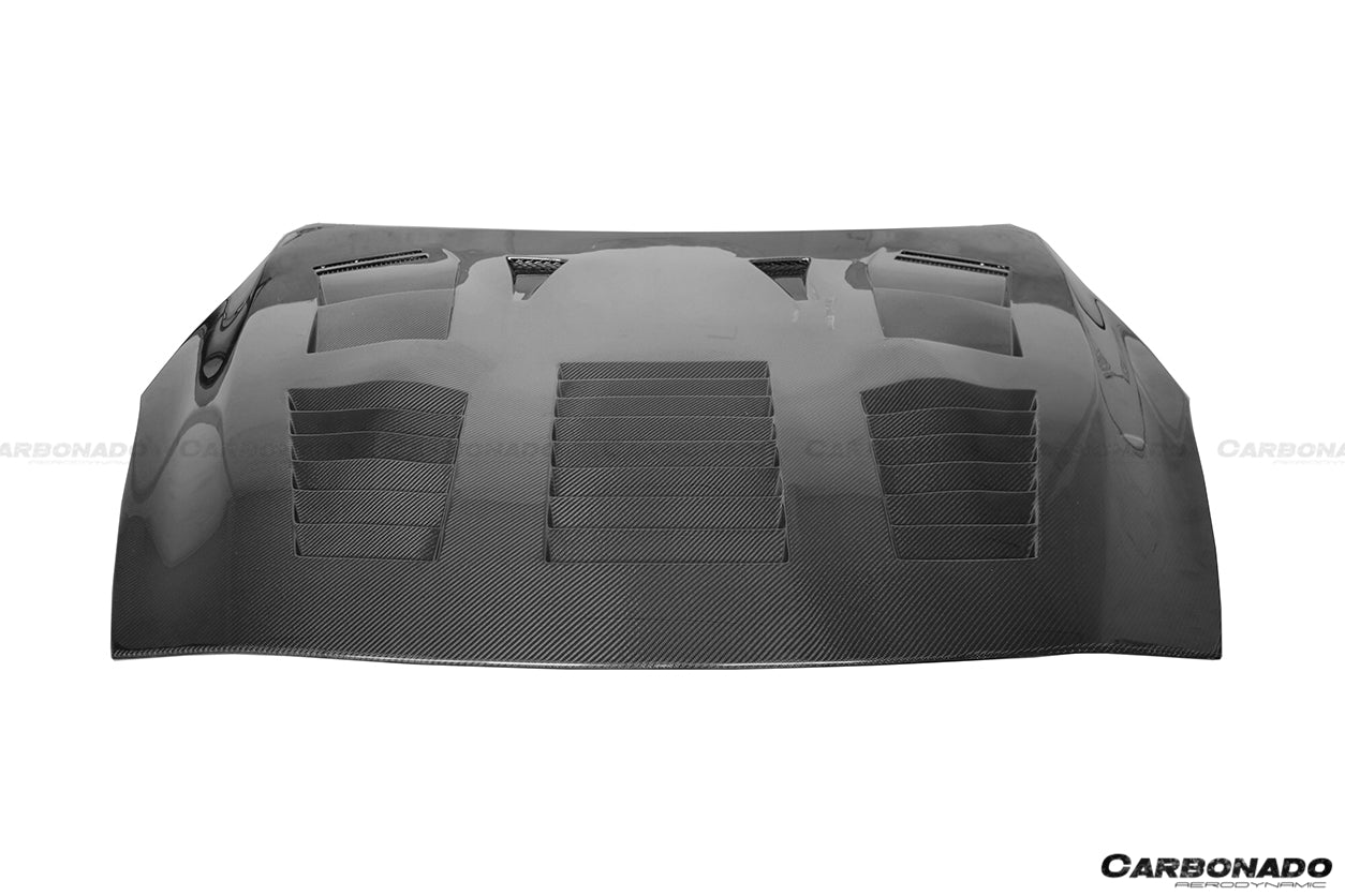 2009-2016 Nissan GTR R35 CBA/DBA TP-2 Style Carbon Fiber Hood - Carbonado