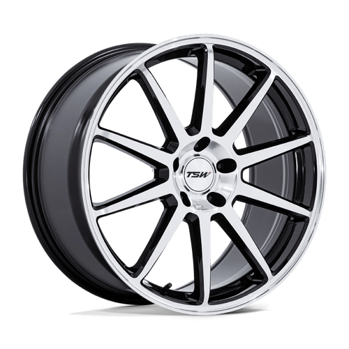 TSW Tw004 Canard – 20x9 5x112 Gloss Black Machined (Square Set of 4)