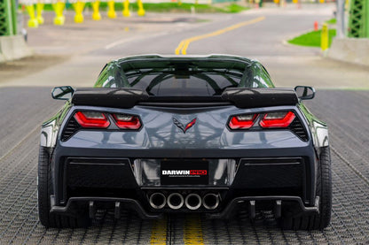 2013-2019 Corvette C7 Z51 Z06 Grandsport Carbon Fiber Trunk Spoiler - DarwinPRO Aerodynamics
