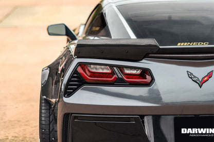 2013-2019 Corvette C7 Z51 Z06 Grandsport Carbon Fiber Trunk Spoiler - DarwinPRO Aerodynamics