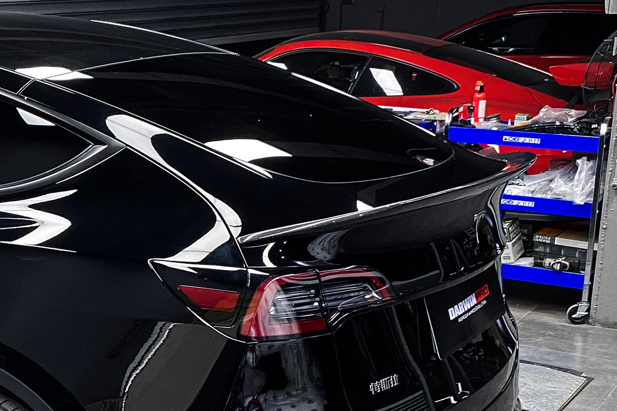2020-2023 Tesla Model Y IMP Performance Carbon Fiber Trunk Spoiler - DarwinPRO Aerodynamics