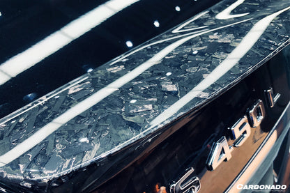 2014-2020 Mercedes Benz S Class W222 Sedan S63 S65 AMG RT Style Carbon Fiber Trunk Spoiler - Carbonado