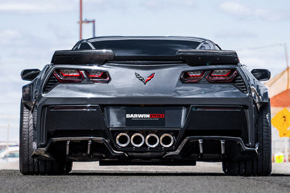 2013-2019 Corvette C7 Z51 Z06 Grandsport Carbon Fiber Trunk Spoiler - DarwinPRO Aerodynamics