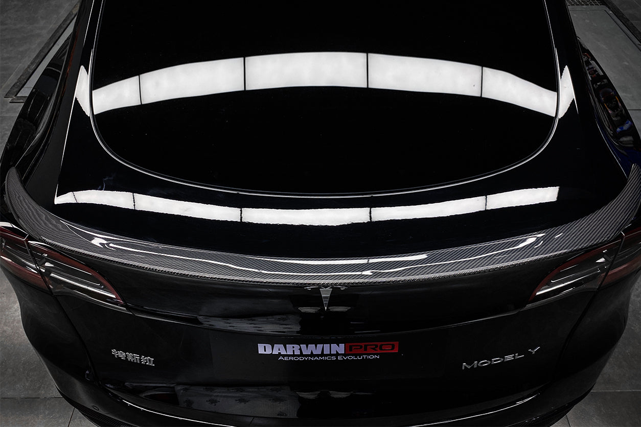 2020-2023 Tesla Model Y IMP Performance Carbon Fiber Trunk Spoiler - DarwinPRO Aerodynamics