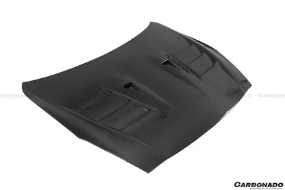 2008-2022 Nissan GTR R35 CBA/DBA/EBA TS Style Carbon Fiber Hood - Carbonado