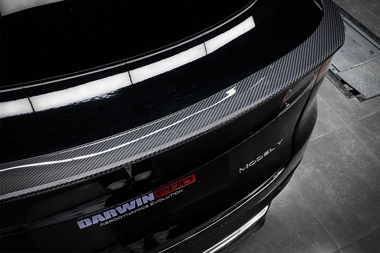 2020-2023 Tesla Model Y IMP Performance Carbon Fiber Trunk Spoiler - DarwinPRO Aerodynamics