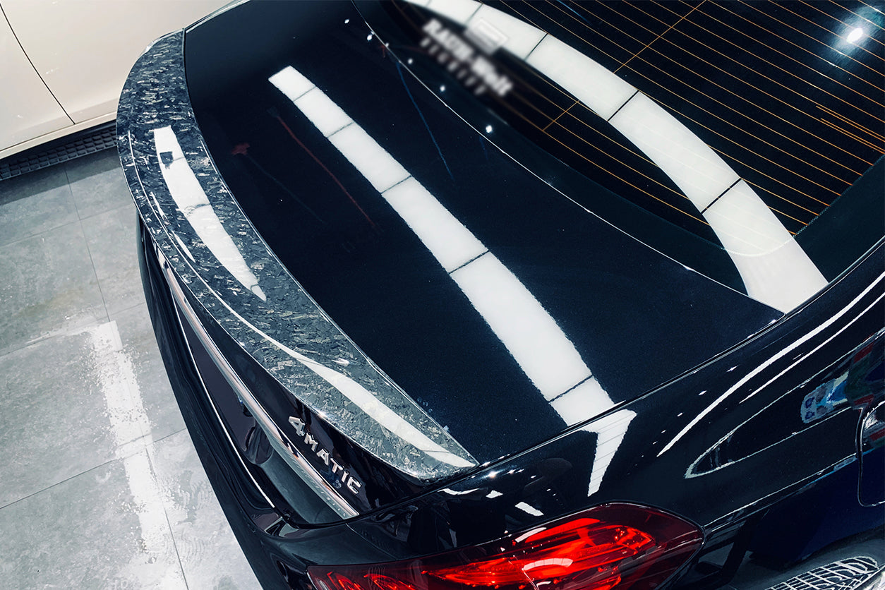 2014-2020 Mercedes Benz S Class W222 Sedan S63 S65 AMG RT Style Carbon Fiber Trunk Spoiler - Carbonado