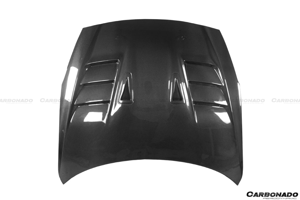 2008-2022 Nissan GTR R35 CBA/DBA/EBA TS Style Carbon Fiber Hood - Carbonado