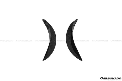2015-2017 Mercedes Benz AMG GT/GTS RS Style Carbon Fiber Front Canards - Carbonado