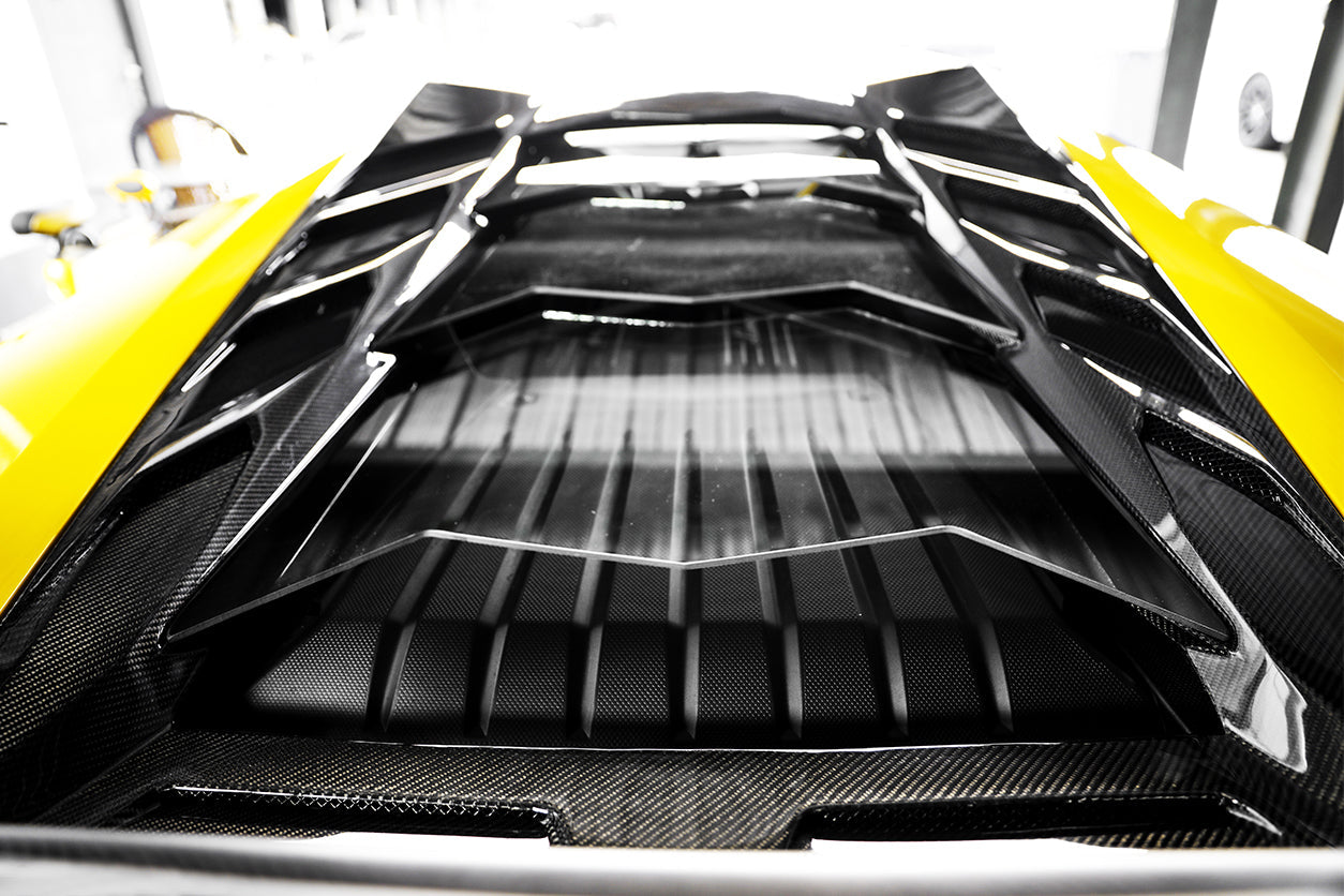 2015-2019 Lamborghini Huracan LP610&LP580 MSY Style Engine Trunk - Carbonado