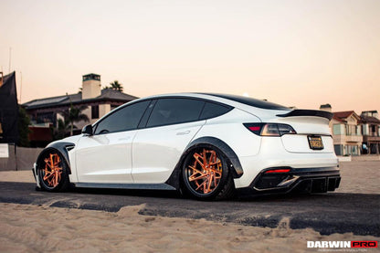 2017-2020 Tesla Model 3 IMPII Performance Partial Carbon Fiber Full Body Kit - DarwinPRO Aerodynamics