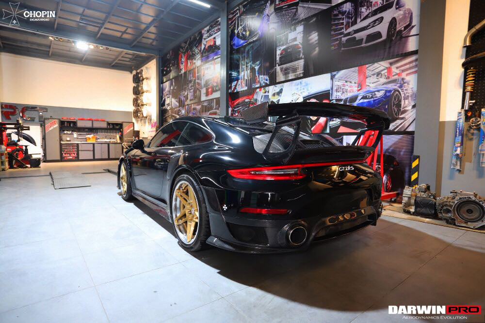 2016-2018 Porsche 911 991.2 Carrera/Targa 4/4S GT2RS Style Rear Bumper - DarwinPRO Aerodynamics