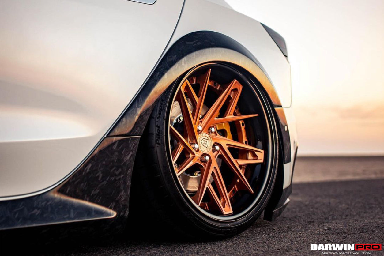 2017-2020 Tesla Model 3 IMPII Performance Partial Carbon Fiber Full Body Kit - DarwinPRO Aerodynamics