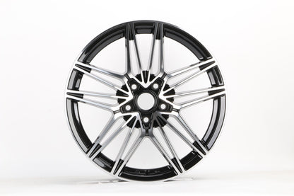 E1024 Black Machined Face 19x7.5 ET35 5x112 – (Square Set of 4)