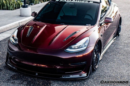 2017-2023 Tesla Model 3 VRS Style Carbon Fiber Side Skirts