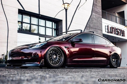 2017-2023 Tesla Model 3 VRS Style Carbon Fiber Side Skirts