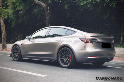 2017-2023 Tesla Model 3 VRS Style Carbon Fiber Side Skirts