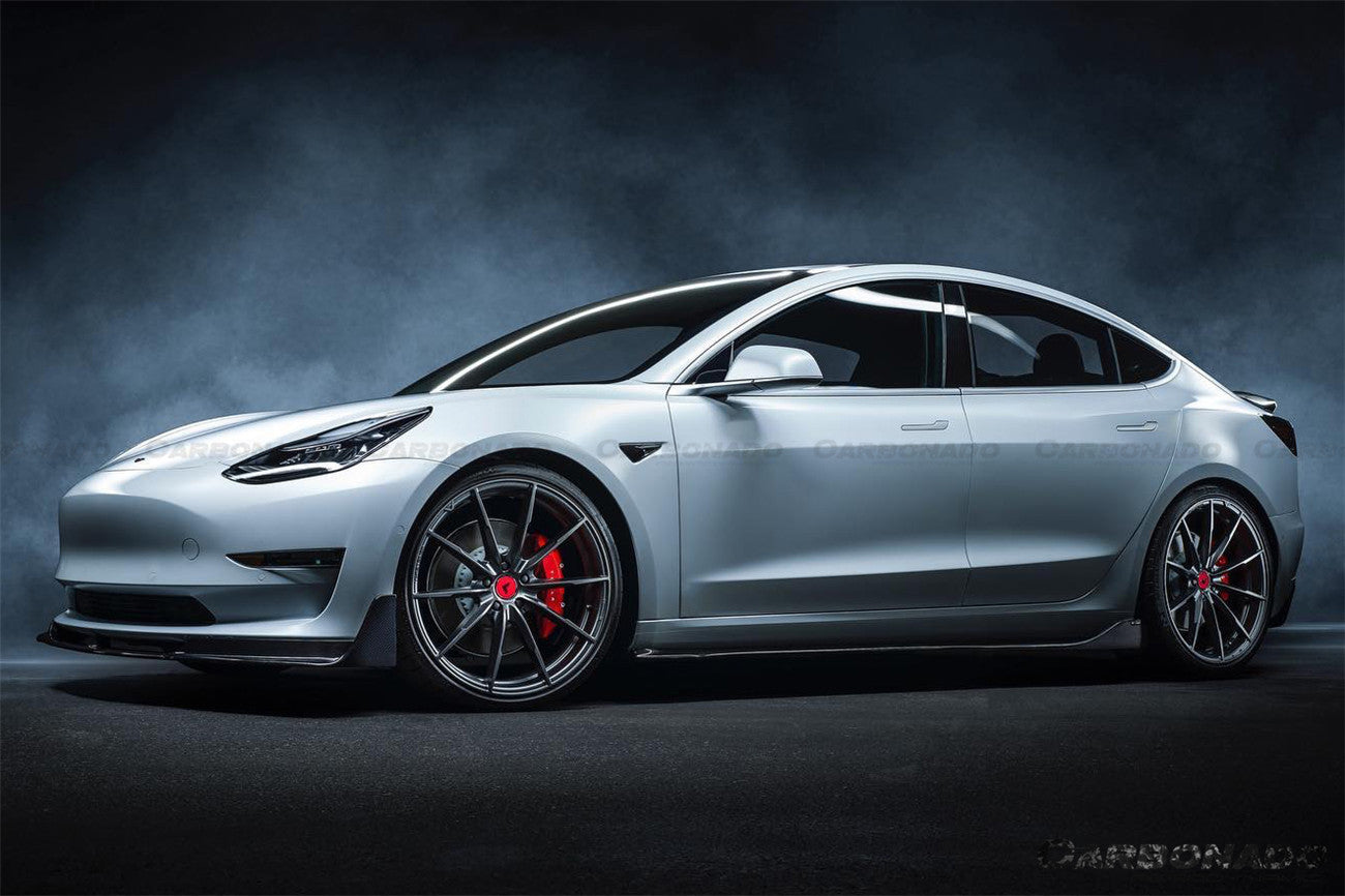 2017-2023 Tesla Model 3 VRS Style Carbon Fiber Front Lip