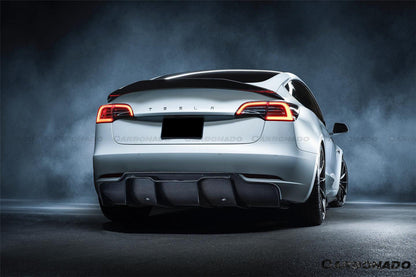 2017-2023 Tesla Model 3 VRS Style Carbon Fiber Trunk Spoiler