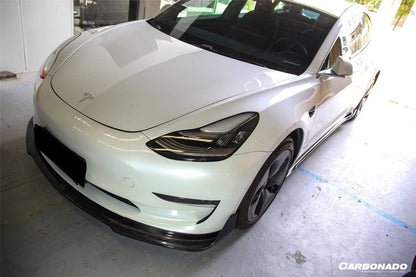 2017-2023 Tesla Model 3 VRS Style Carbon Fiber Front Lip