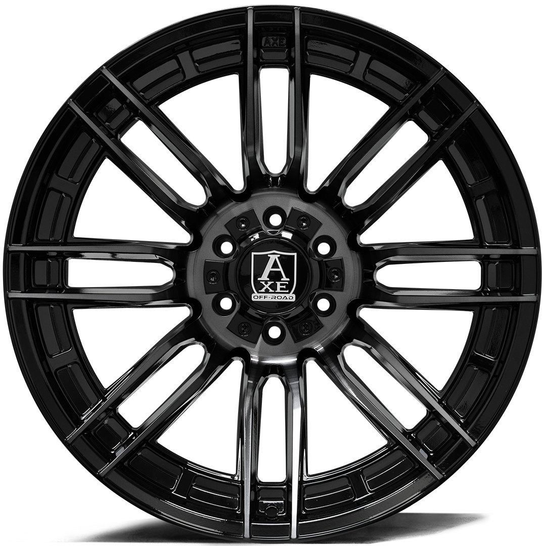 AXE WHEELS THANOS BLACK TINTED 22x12 ET-44 8x180 (Square Set of 4)