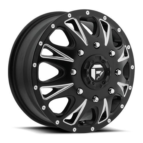 Fuel Off-Road Throttle Dually D513 17x6.5 +129 8x200mm 142mm Black Milled