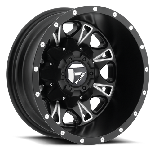 Fuel Off-Road Throttle Dually D513 17x6.5 -129 8x200mm 142mm Black Milled