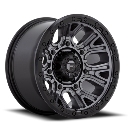 Fuel Off-Road Traction D825 20x10 -18 8x165.1mm 125.1mm Matte Gunmetal Black Ring