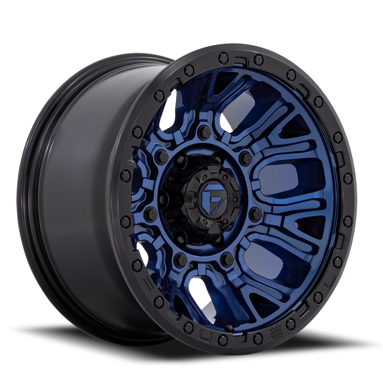 Fuel Off-Road Traction D827 17x9 -12 5x127mm 71.5mm Dark Blue Black Ring