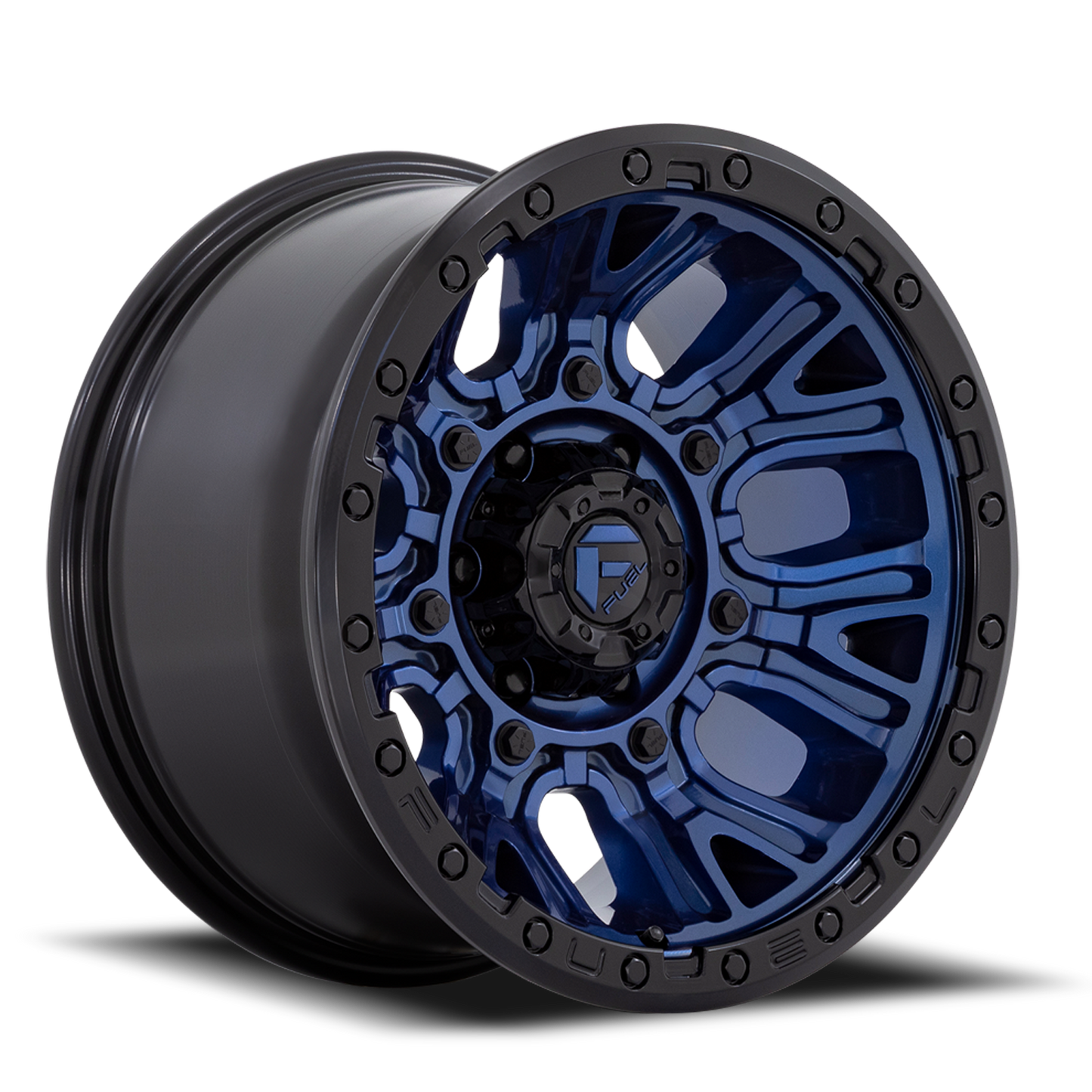 Fuel Off-Road Traction D827 17x9 +1 5x127mm 71.5mm Dark Blue Black Ring