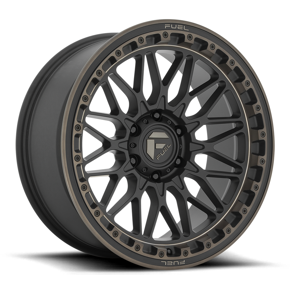Fuel Off-Road Trigger D759 20x9 +1 6x139.7mm 106.1mm Matte Black Dark Tint