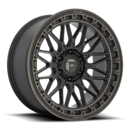Fuel Off-Road Trigger D759 20x9 +1 6x139.7mm 106.1mm Matte Black Dark Tint